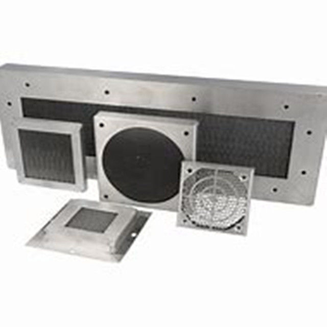 Brass copper EMI Honeycomb Air Vents Panel For Mri Faraday Cage Microwave Chamber